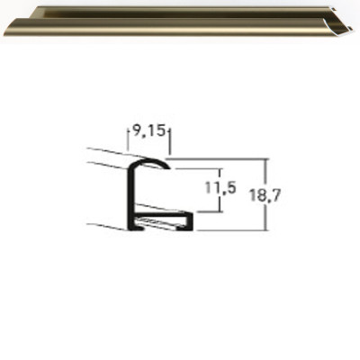 Listwa 02 005 stare złoto cena za mb