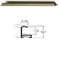 Listwa 02 005 stare złoto cena za mb