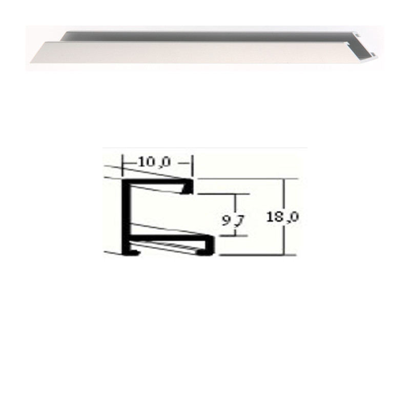 Listwa 03 004 srebrny mat cena za mb