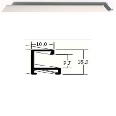 Listwa 03 004 srebrny mat cena za mb