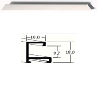 Listwa 03 004 srebrny mat cena za mb