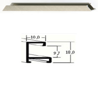 Listwa 03 150 srebro szczotkowane cena za mb