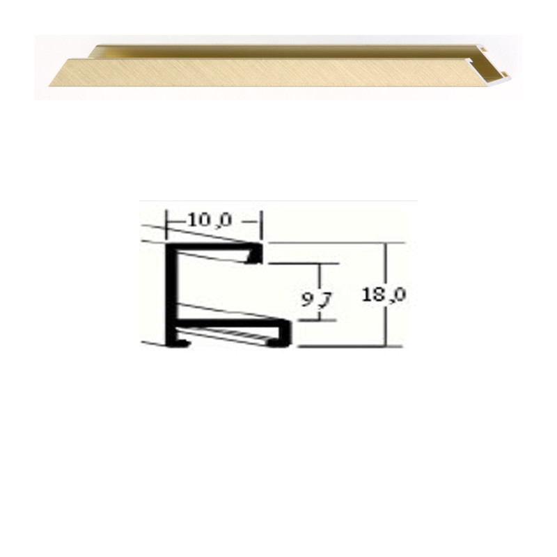 Listwa 03 151 złoto szczotkowane cena za mb