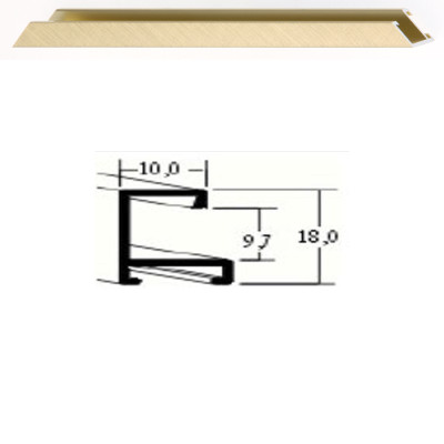 Listwa 03 151 złoto szczotkowane cena za mb