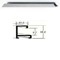 Listwa 03 153 cynowy szczotkowany. cena za mb