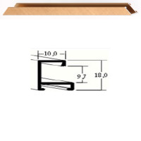 Listwa 03 155 bursztyn szczotkowany cena za mb
