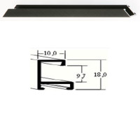 Listwa 03 156 czarny szczotkowany cena za mb