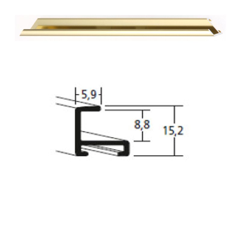 Listwa 04 001 złoty połysk cena za mb