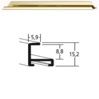 Listwa 04 001 złoty połysk cena za mb