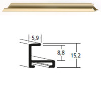 Listwa 04 002 złoty mat cena za mb