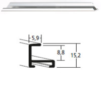 Listwa 04 003 srebrny połysk cena za mb