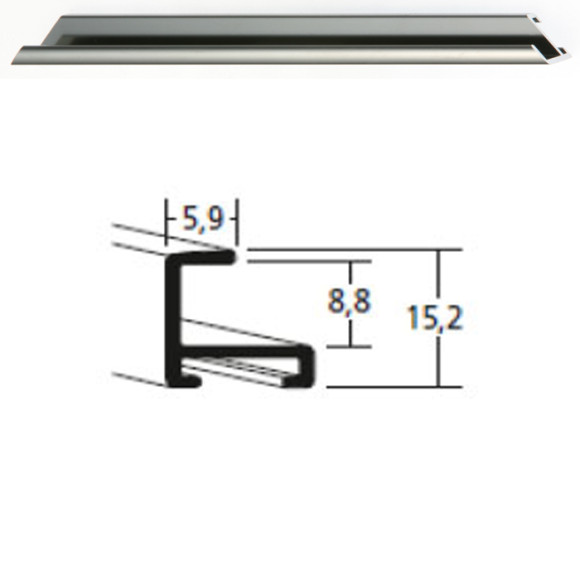 Listwa 04 006 kontrastowy szary cena za mb