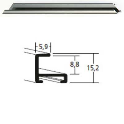 Listwa 04 006 kontrastowy szary cena za mb