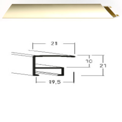 Listwa 05 001 złoty połysk cena za mb