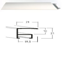 Listwa 05 004 srebrny mat cena za mb