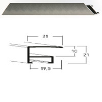Listwa 05 154 szary szczotkowany cena za mb