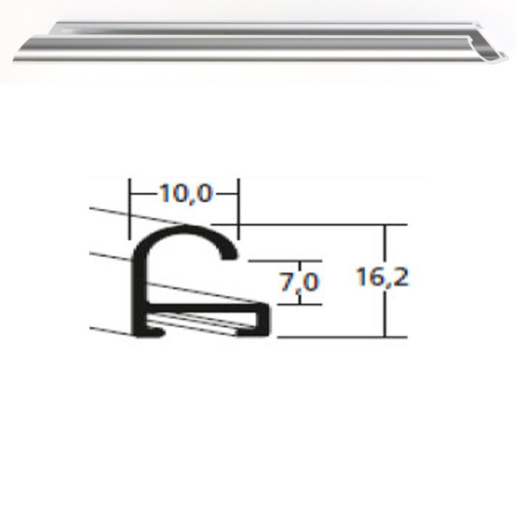 Listwa 07 003 srebrny połysk cena za mb