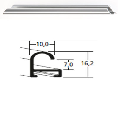 Listwa 07 003 srebrny połysk cena za mb