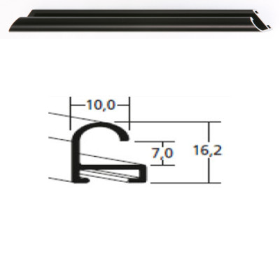 Listwa 07 016 czarny połysk cena za mb