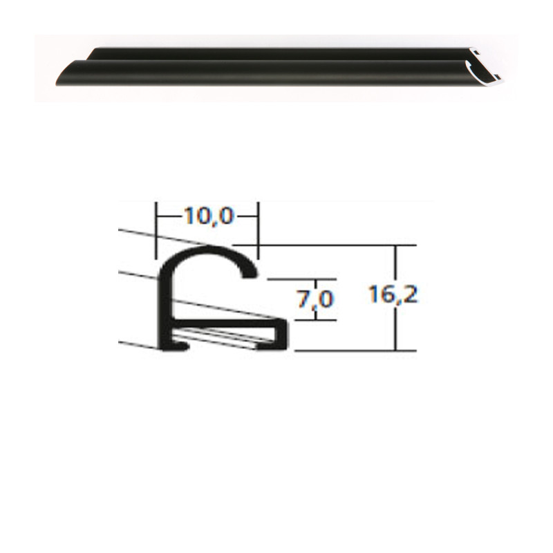 Listwa 07 021 czarny mat cena za mb