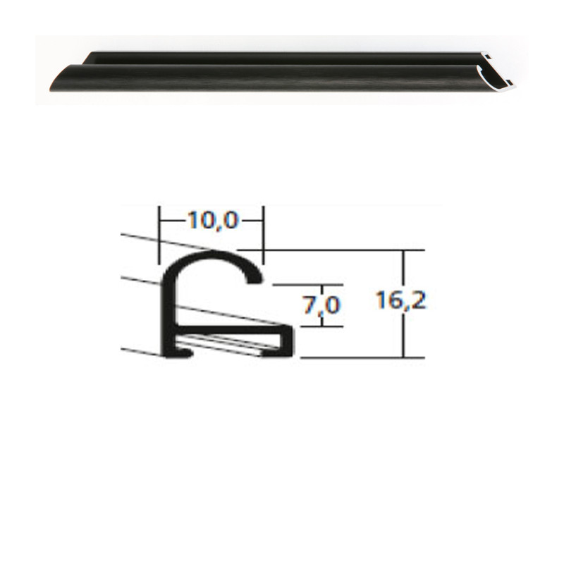Listwa 07 316 czarny struktur. cena za mb