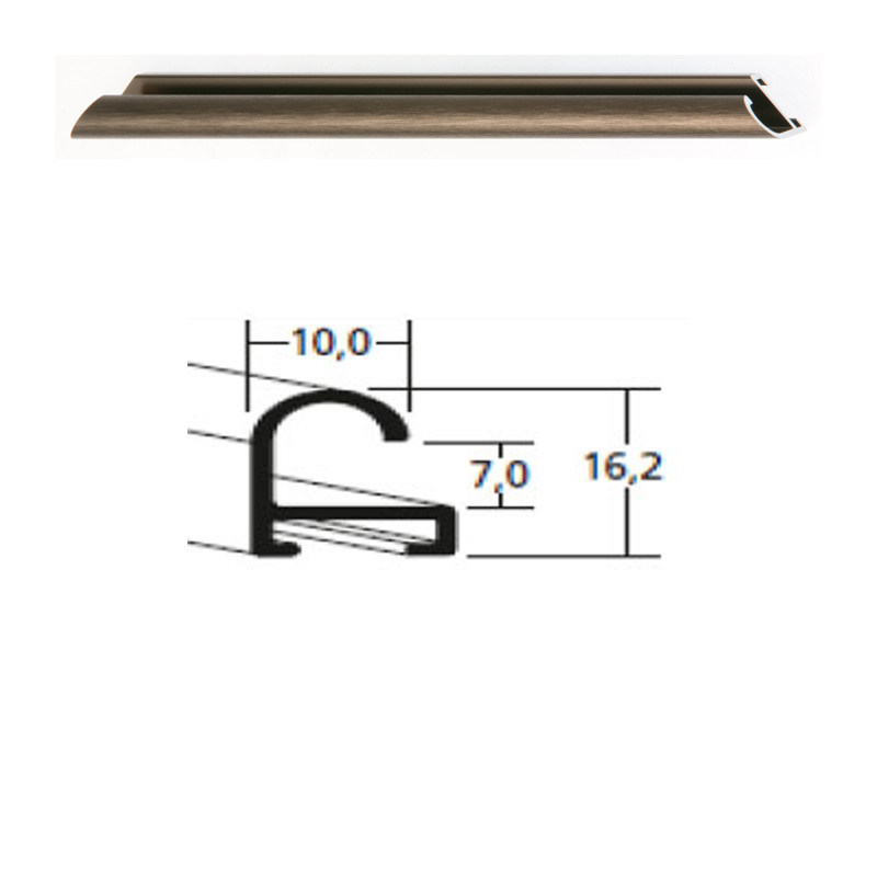 Listwa 07 318 orzech struktur. cena za mb