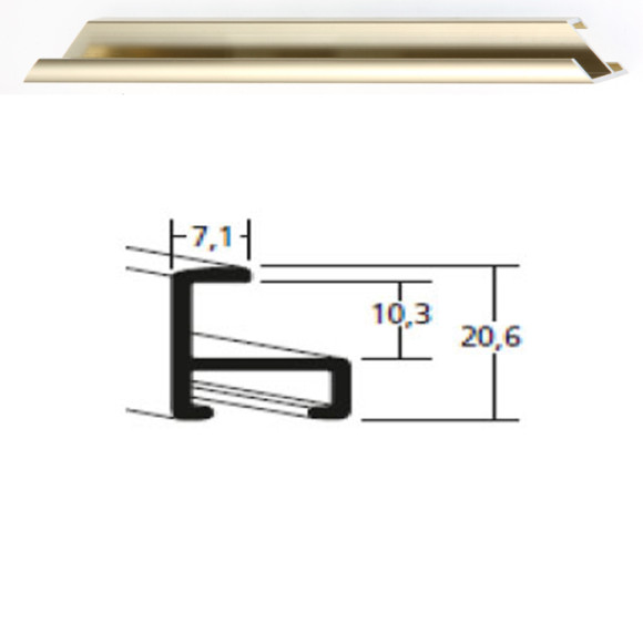 Listwa 11 001 złoty połysk cena za mb