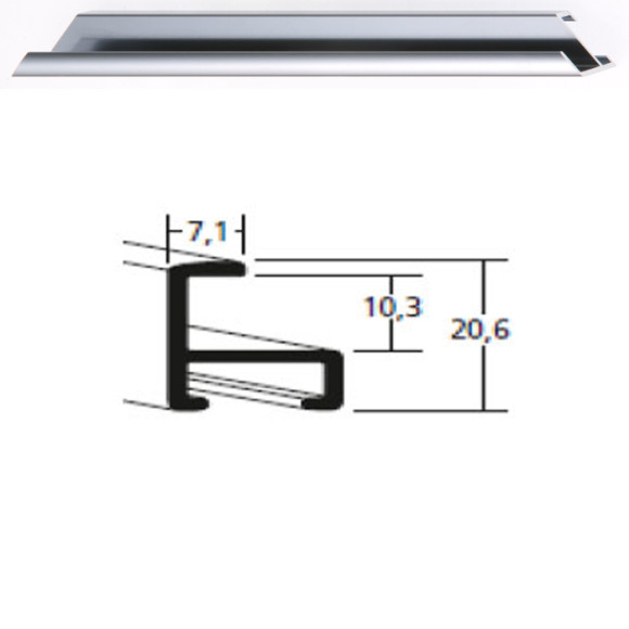 Listwa 11 009 cynowy połysk cena za mb