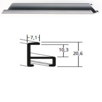 Listwa 11 010 cynowy mat cena za mb