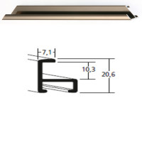 Listwa 11 018 orzech połysk cena za mb