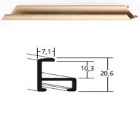 Listwa 11 317 złoty struktur. cena za mb