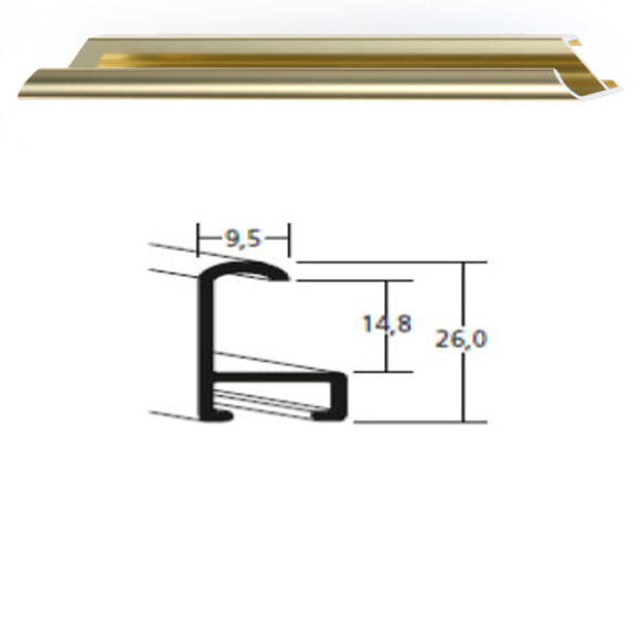 Listwa 15 001 złoty połysk cena za mb