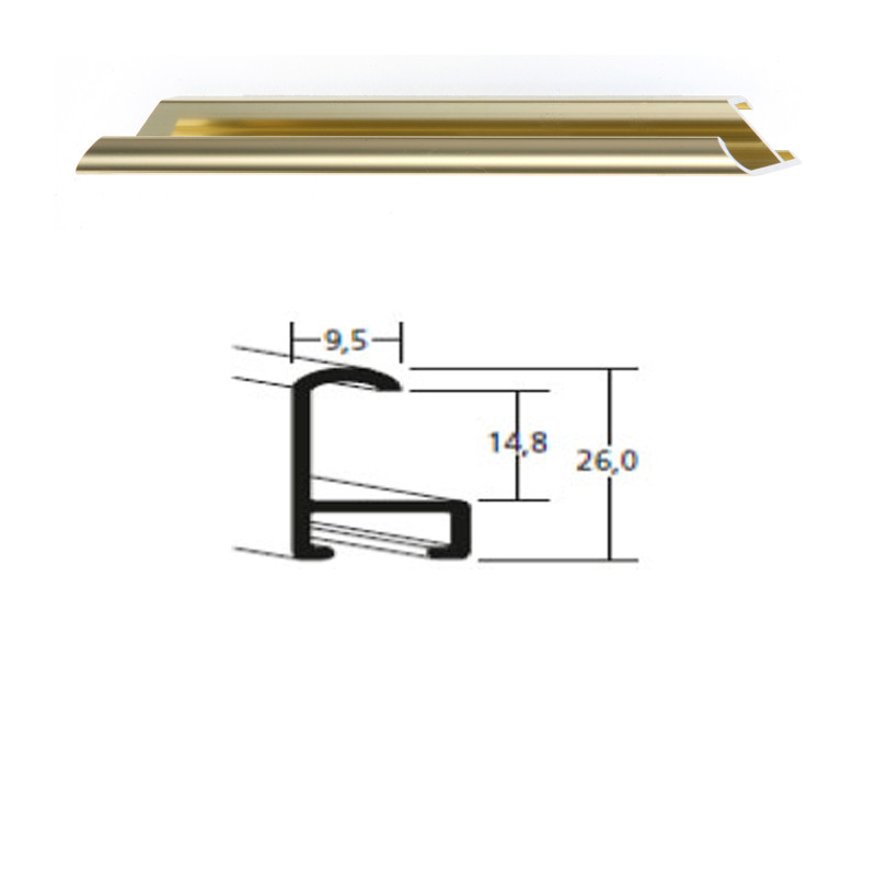 Listwa 15 001 złoty połysk cena za mb