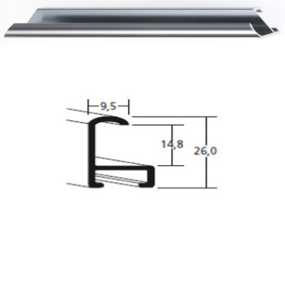 Listwa 15 009 cynowy połysk cena za mb