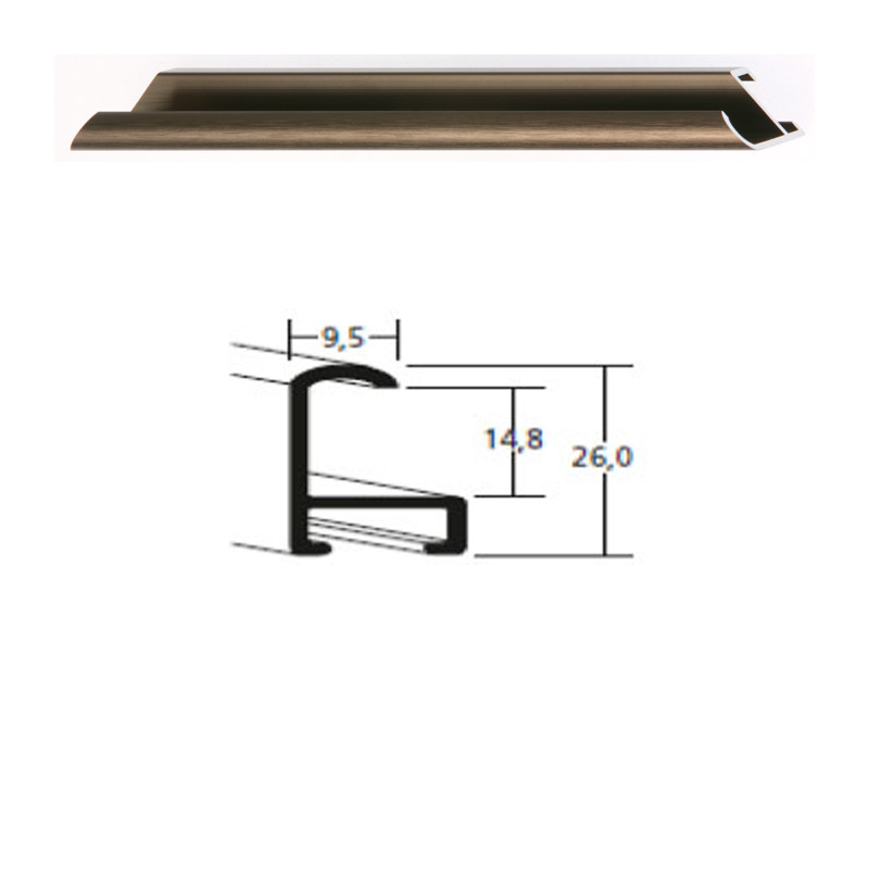 Listwa 15 318 orzech struktur. cena za mb