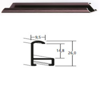 Listwa 15 331 cabernet struktur. cena za mb