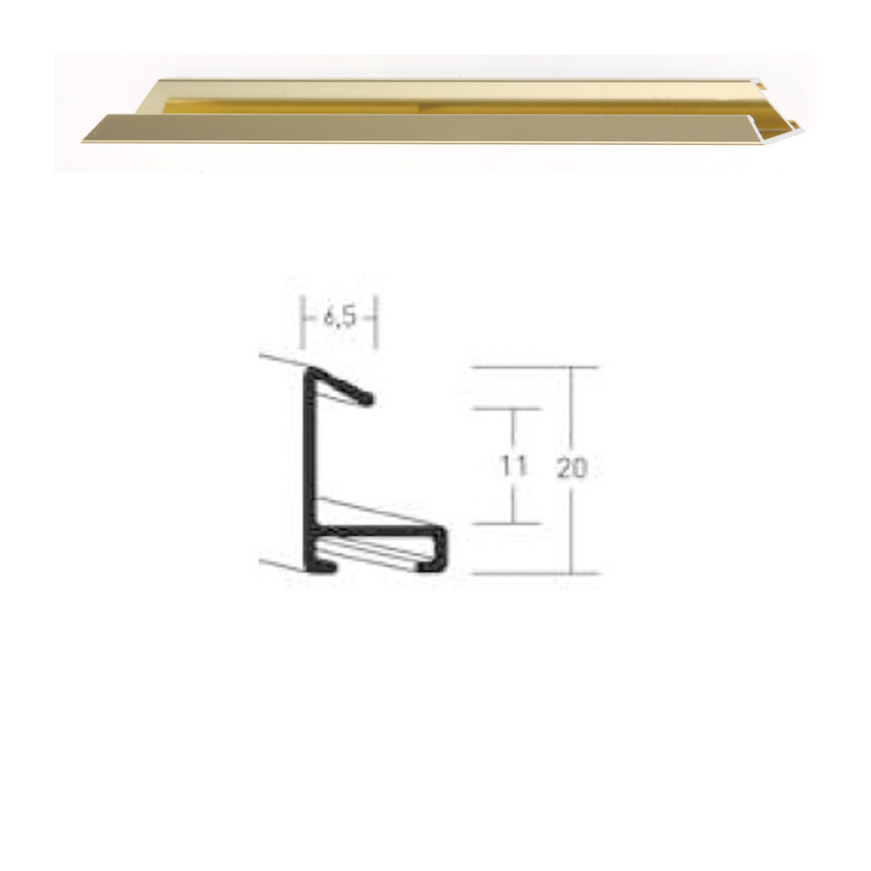 Listwa 217 001 złoty połysk cena za mb