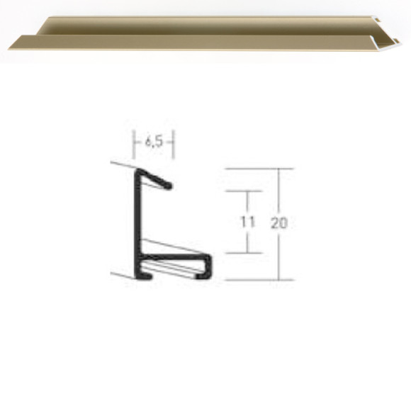 Listwa 217 002 złoty mat cena za mb