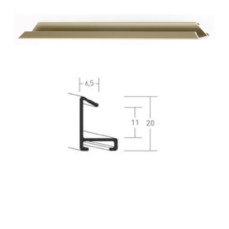 Listwa 217 002 złoty mat cena za mb