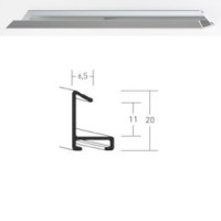 Listwa 217 003 srebrny połysk cena za mb