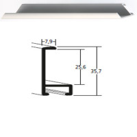 Listwa 22 004 srebrny mat cena za mb