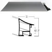 Listwa 225 003 srebrny połysk cena za mb