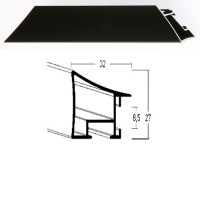 Listwa 225 205 ciemny brąz cena za mb