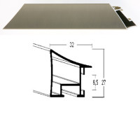 Listwa 225 219 jasne złoto szczotkowane cena za mb
