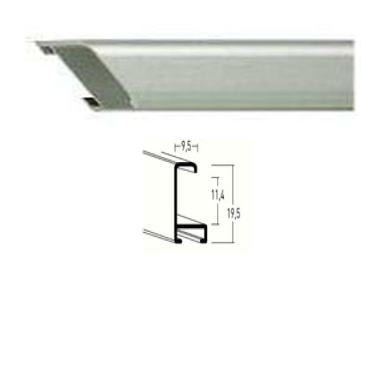 Listwa 269 004 srebrny mat cena za mb