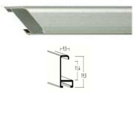 Listwa 269 004 srebrny mat cena za mb