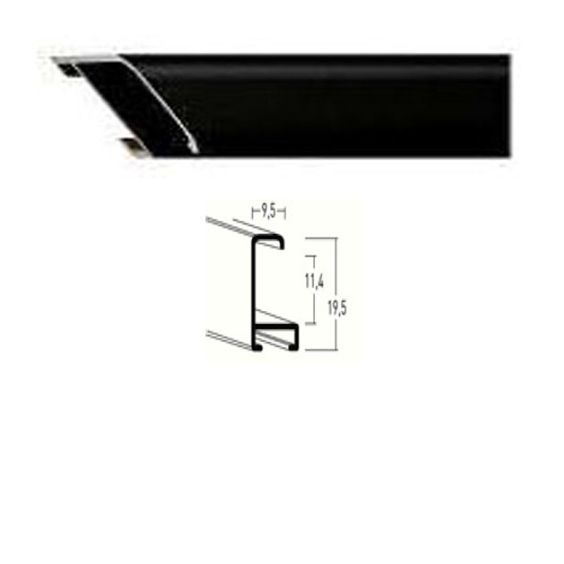 Listwa 269 021 czarny mat cena za mb