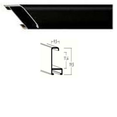 Listwa 269 021 czarny mat cena za mb