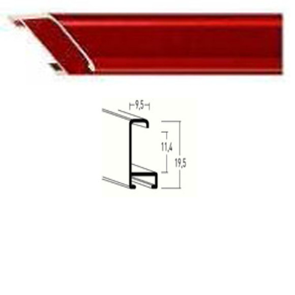 Listwa 269 210 czerwony szczotkowany cena za mb