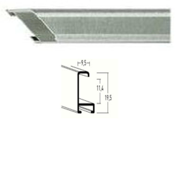 Listwa 269 218 srebrny szczotkowany cena za mb